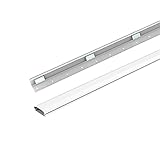 Conecto 1,00 m Aluminium Kabelk zum Kleben oder Schrauben mit 3 x 30 cm 3M...