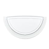 EGLO Wandlampe Planet 1, Wandleuchte halbrund, Wandbeleuchtung für Innen...