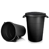 BigDean 2X wetterfeste Universaltonne mit Deckel und 2 stabilen...
