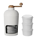 Bumdenuu Manueller Eiszerkleinerer für Eis, drehbar, Eisschaber, tragbar,...