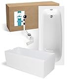 Calmwaters® Premium Badewanne Komplettset 170x75 cm Original, Made in EU,...