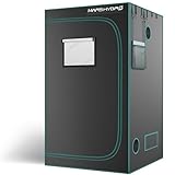 MARS HYDRO Growzelt 100x100x180cm,Indoor Grow Tent Reflektierende Mylar...