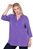 Ulla Popken Damen große Größen Übergrößen Plus Size Tunika-Shirt,...