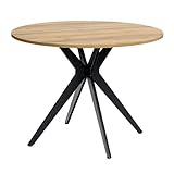 MEUBLE COSY Runder Esstisch Klein Tisch Küchentisch Esszimmertisch 4...