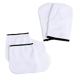 AUTSUPPL 4 Stück Wachstherapie-Handschuhe Socken für Wachsarbeiten...