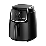 Midea MF-TN40D2 Airfryer XL, Heißluftfritteuse 4L,Dual Cyclone Technology,...