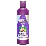 Aussie SOS Blonde & Hydrate Lila Shampoo 500ml Für Gebleichtes,...