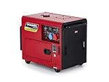 HAHN & SOHN Diesel Stromerzeuger 6,5 kW - 230V/400V – Leiser...