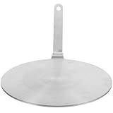 Sewroro Induktionsadapterplatte Edelstahl mit Griff Wärmeleitplatte für...