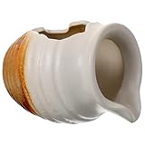 FONDOTIN Keramik Teichbrunnendüse Weiß Klein Dekorativer Gartenbrunnen...