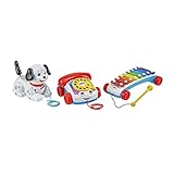 Fisher-Price GVF68 - Geschenkset mit klassischen Spielzeugen zum Ziehen, 3...