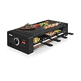 Tristar RA-2736 Multifunktionales Raclette- und Pizzagerät einstellbarer...
