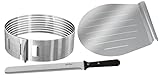 Zenker 7705 Patisserie Tortenboden-Schneidhilfe-Set – Inkl....