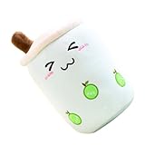 Supvox Milchtee Kuschelkissen Plüschtier Grüner Frucht Design Weiches...