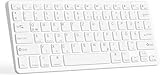 Bluetooth Tastatur Deutsche Drahtlose tastatur Ultradünne Kompatibel mit...