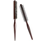 2 Stück Haarbürste Sleek Bun bürste,Sleek Bürste,Sleek Zopf...