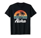 Aloha Hawaii-Hemd Surf Strand Palme T-Shirt