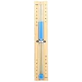 katmerio Sauna Sanduhr 15 Minuten mit blue Sand - Hitzebeständige Holz Uhr...