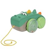 Chicco Krokodil Pull Along Eco+, Erstes Spielzeug aus recyceltem...