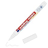 edding 4085 Kreidemarker - weiß - 1 Kreidestift - Rundspitze 1-2 mm -...