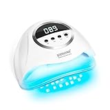 JODSONE 320W UV LED Nagellampe mit Auto-Sensor, 72 Dual-Licht-Rotlicht-LEDs...