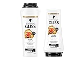 Gliss Shampoo Total Repair (250 ml) Haarshampoo mit flüssigem Keratin &...