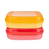 Tupperware Naschkätzchen 1,4 L orange + 1,4 L rot Bellevue Vorratshaltung...