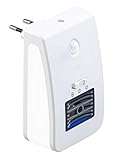 newgen medicals Ozongerät: 2in1-Ionisator-Luftreiniger & Nachtlicht, PIR-...