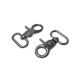 PETMALL Trigger Karabinerhaken aus Metall, drehbar, 2,5 cm, 4 Stück,...