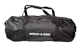 Backpack Locker - Dachbox Tasche - Große Schultertasche (Schwarz, 100...