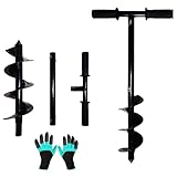 Gartenbohrer Erdbohrer für Bohrmaschine 10 x 60cm Handerdbohrer,...