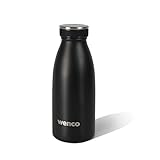 wenco Trinkflasche Edelstahl 0,35l / 350ml isoliert und auslaufsicher für...