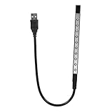 VIFERR USB Tastatur Und Leseleuchte, 10 LED Mini Leuchten, Schwanenhals,...