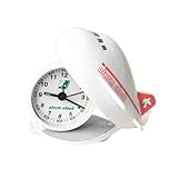 TEHAUX Kreativer Faltbarer Flugzeugwecker Rot Leiser Analoger Wecker Am...