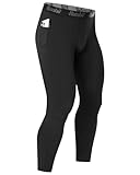 Runhit Kompressionshose Herren Lange Unterhosen Tights Sport Leggings mit...