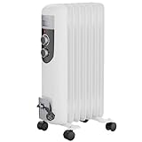Tronitechnik® Elektroheizung Ölradiator Öl-Heizung Radiator 3 Heizstufen...