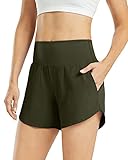G4Free Activewear-Shorts für Damen Hohe Taille Sportshorts Yoga Kurz Hose...