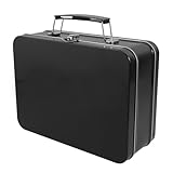 Luxshiny Vintage Brotdose aus Metall 205x150x75mm mit Klappdeckel und...