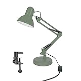EDO Retro Schreibtischlampe Kinder mit Klemmbar, Nachttischleuchte mit...