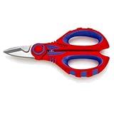 KNIPEX Elektrikerscheren mit Mehrkomponenten-Hüllen, glasfaserverstärkt...
