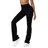 BSLVWG Bootcut Yoga Hosen für Frauen, High Waist ausgestellte Leggings...