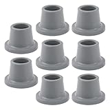 Ersatzfüße für Duschstühle – 8 Stück Gummi-Endkappen, stabiles...