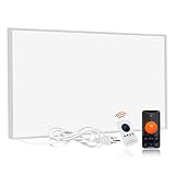 600W-Infrarotheizung zur Wandmontage für den Innenbereich mit Thermostat,...