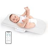 COSTWAY Babywaage Digtal, multifunktionale Bluetooth Kinderwaage bis 30kg...