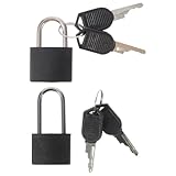 Healeved 2 Sätze Kleine Vorhängeschlösser mit Schlüssel Mini...