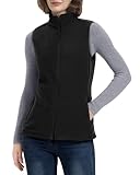 33,000ft Damen Fleece Weste Jacke Standkragen Ultraleicht Outdoor Westen...
