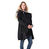 Gyaimxfu Frühling und Herbstjacke Damen Lang Warm Baumwolljacke Tragejacke...