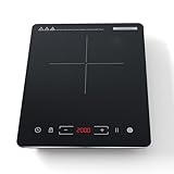 Induktionskochplatte, COOKNANO Induktionskochfeld 1 plattee, 2000W...