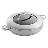 SCANPAN CTX Schmorpfanne mit Deckel 28 cm | 5-schichtige Konstruktion |...
