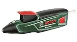 Bosch Akku Heißklebepistole GluePen (Micro USB Ladgerät, 4x Kleber...